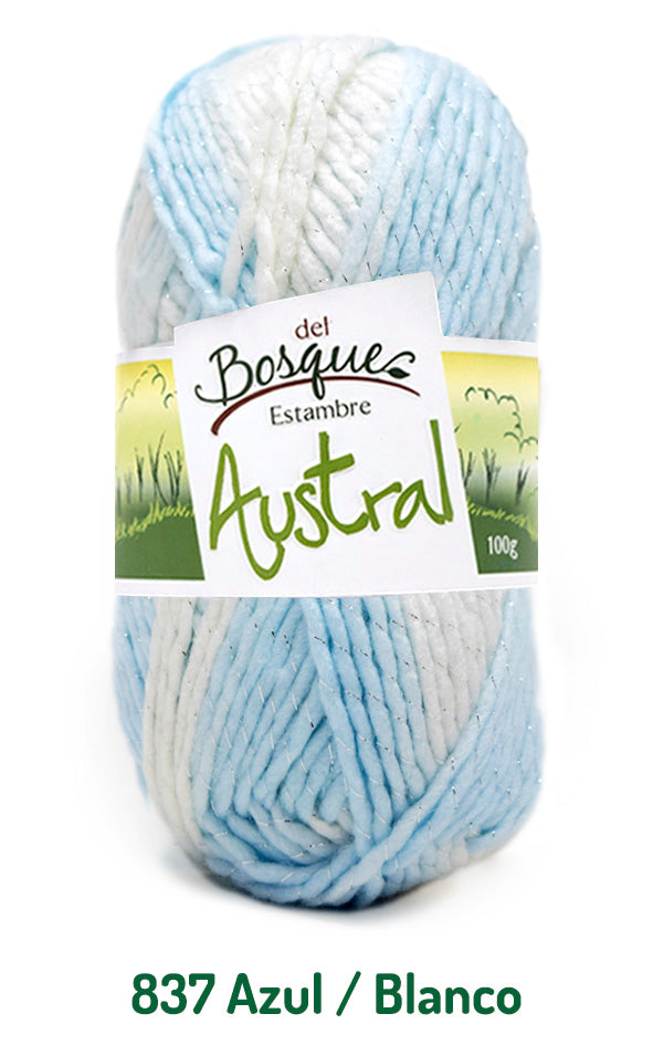 AUSTRAL 100 GRS AZUL / BLANCO 0837