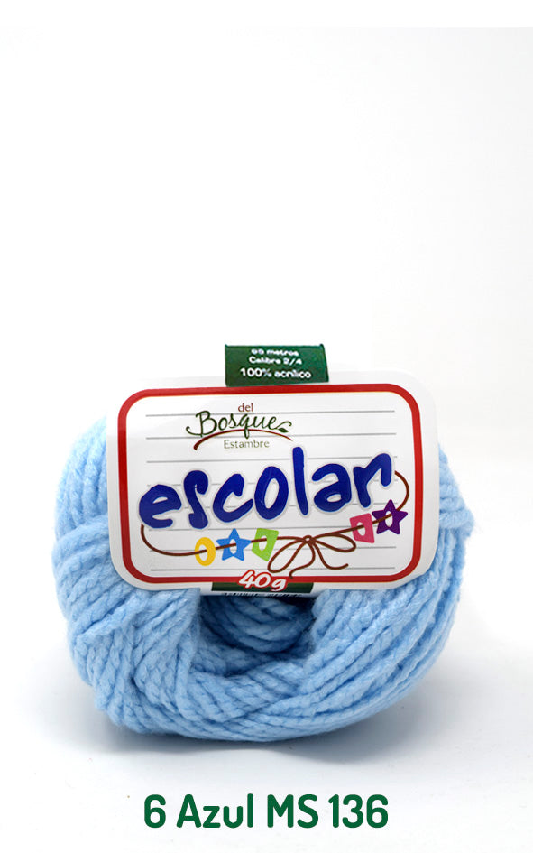 ESCOLAR 40 GRS AZUL BB 0006