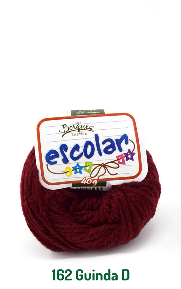 ESCOLAR 40 GRS GUINDA D 0162