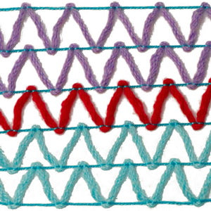 PRIMAVERA 100 GRS SHADED TURQUOISE/LILAC 0607