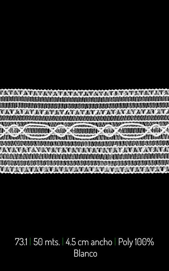 ENCAJE DEC. OVALOS 4.5 CMS (73.10)