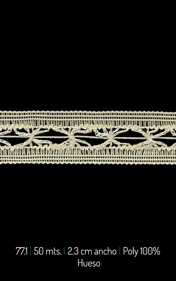 ENCAJE DEC. ABANICOS 2.3 CMS (77.10)