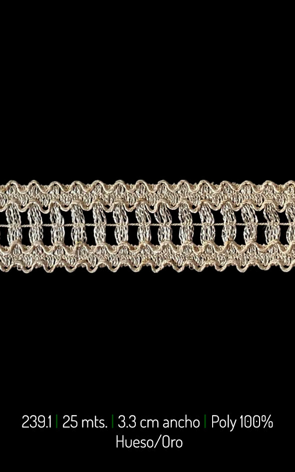 TELA TELON MET.MOD 3.3CM (239.10)