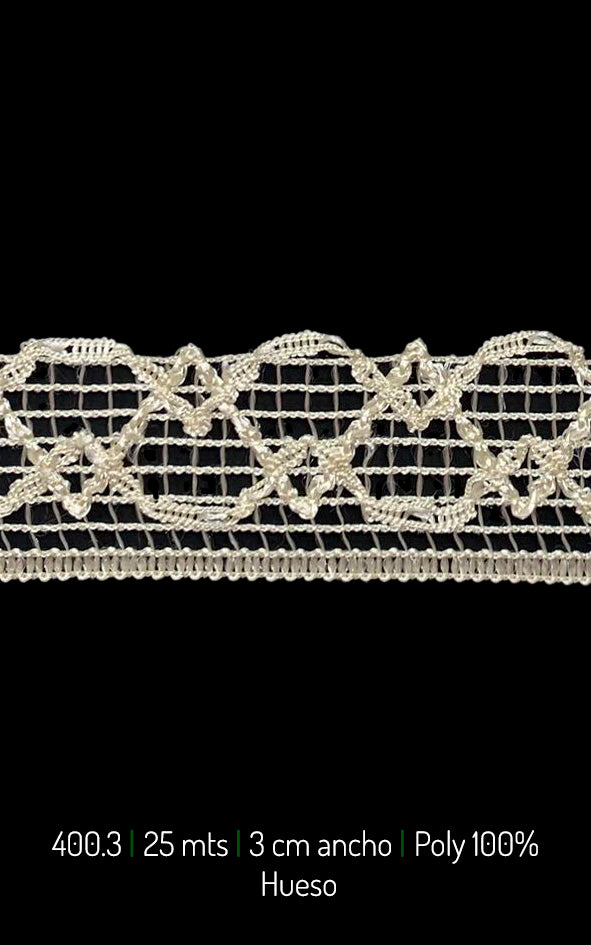 PASAMANERIA PIRAMIDE 3CM (400.30)