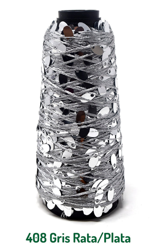 SEQUIN 50 GRS RAT/SILVER 0408