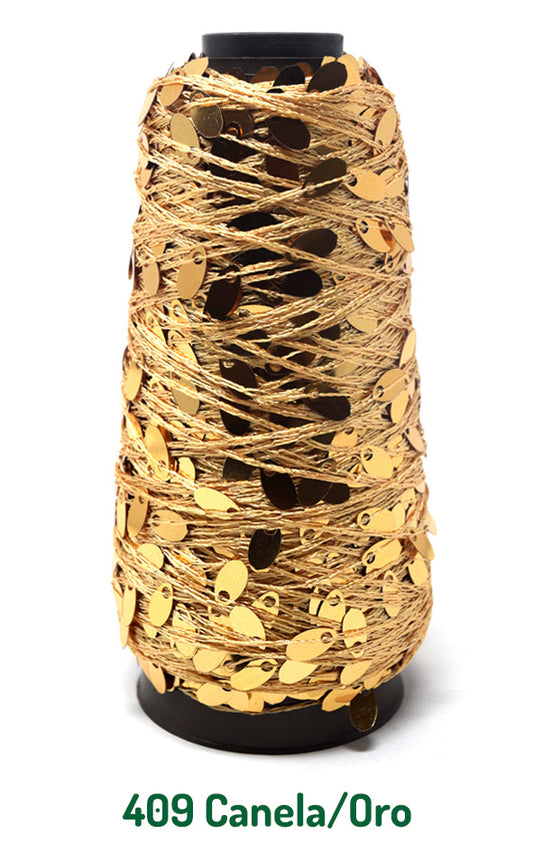 SEQUINS 50 GRS CINNAMON / GOLD 0409