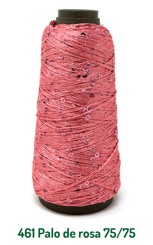 LENTEJUELA 50 GRS PALO DE ROSA75/75 0461