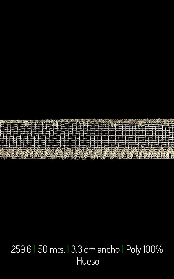 DESHILADO ORILLA CRUZ 3.3CM (259.60)
