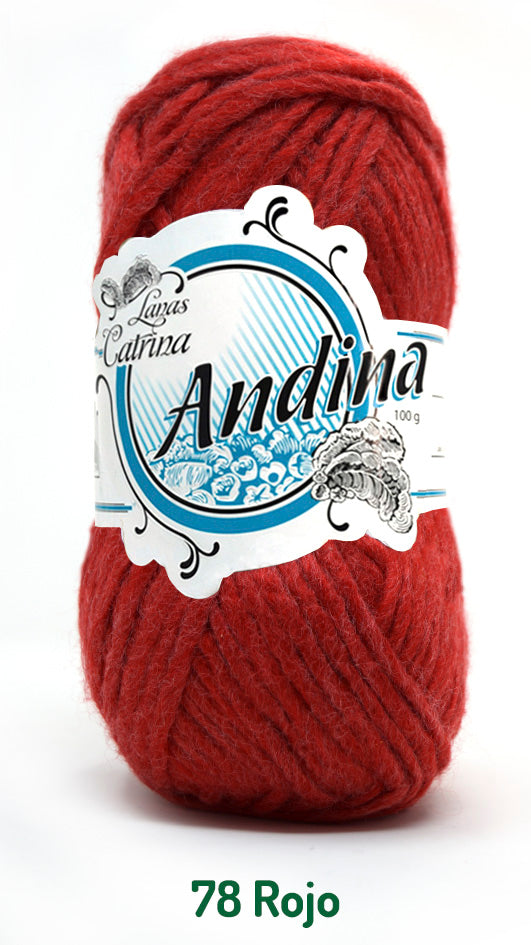 ANDINA 100 GRS ROJO 0078
