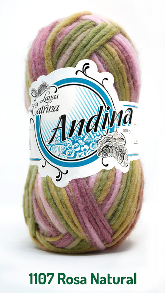 ANDINA 100 GRS ROSA NATURAL 1107