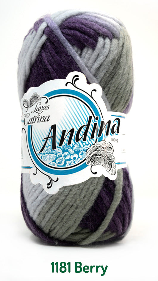 ANDINA 100 GRS BERRY 1181
