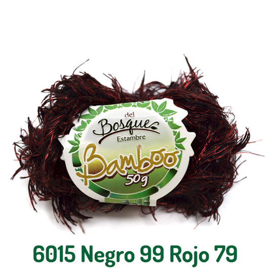 BAMBOO 50 GRS NEGRO 99/79 ROJO 6015