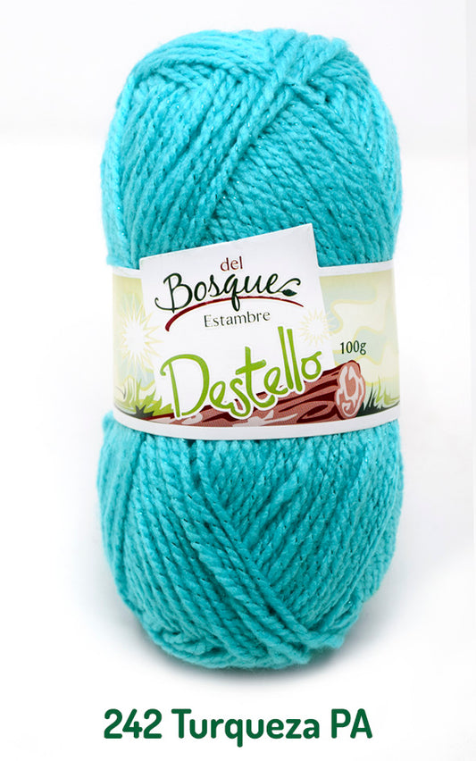 DESTELLO 100 GRS TURQUEZA PA 0242