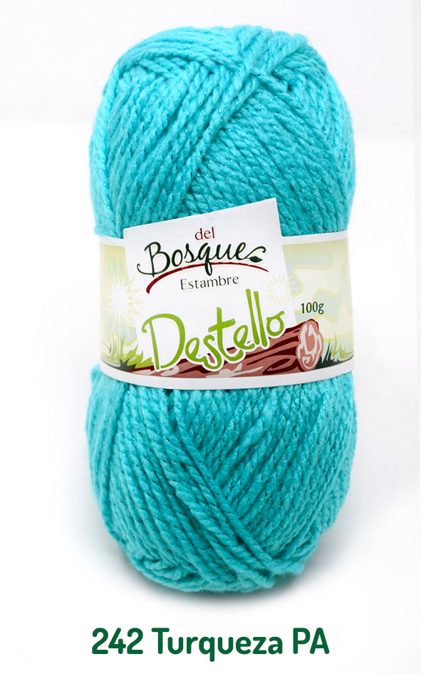 DESTELLO 100 GRS TURQUEZA PA 0242