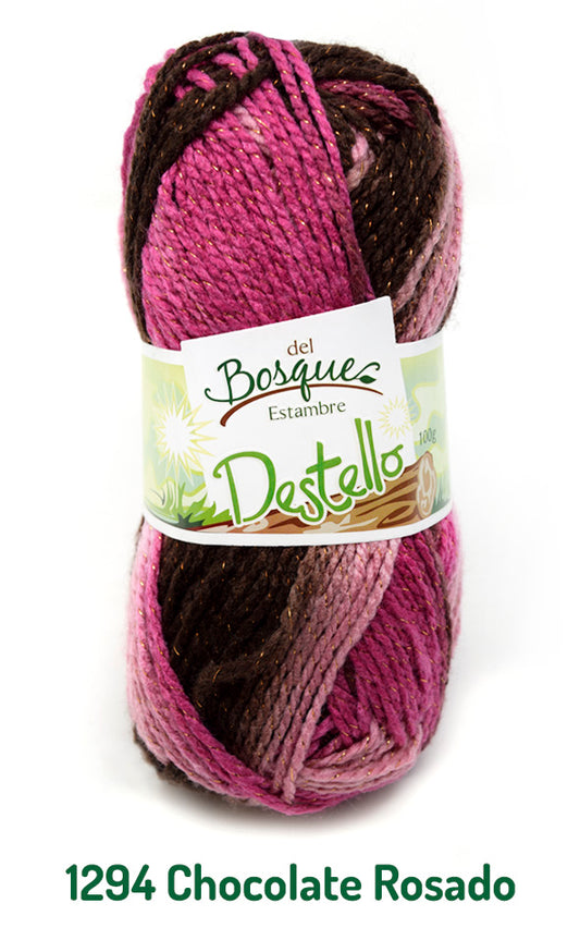 DESTELLO 100 GRS CHOCOLATE ROSADO 1294