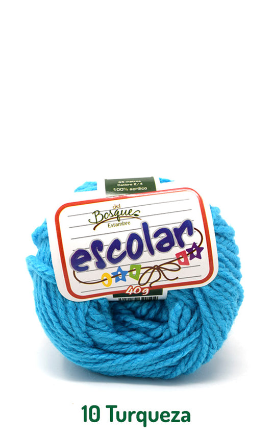 ESCOLAR 40 GRS TURQUEZA 0010