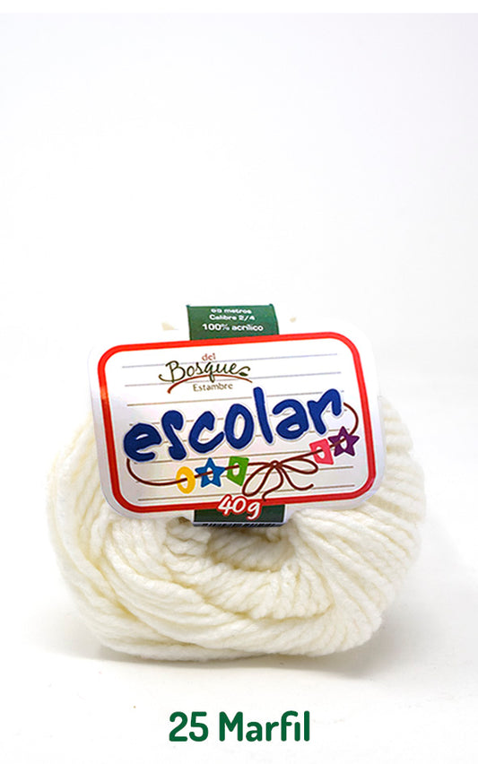 ESCOLAR 40 GRS MARFIL 0025