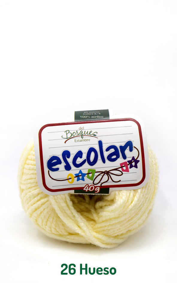 ESCOLAR 40 GRS HUESO 0026