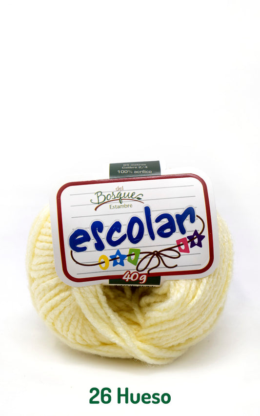 ESCOLAR 40 GRS HUESO 0026
