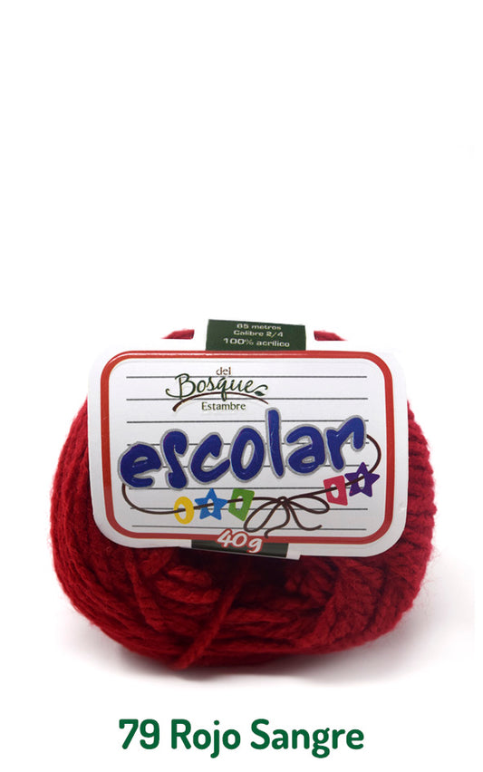 ESCOLAR 40 GRS SANGRE 0079