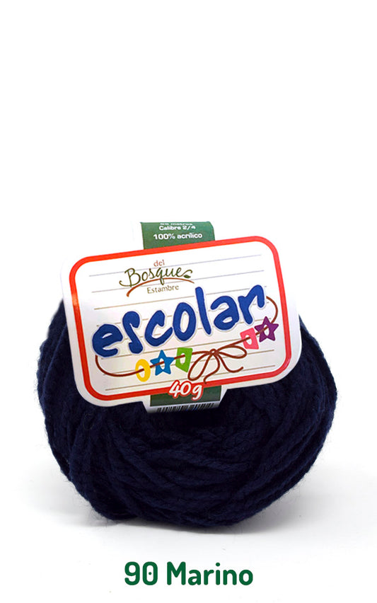 ESCOLAR 40 GRS MARINO 0090