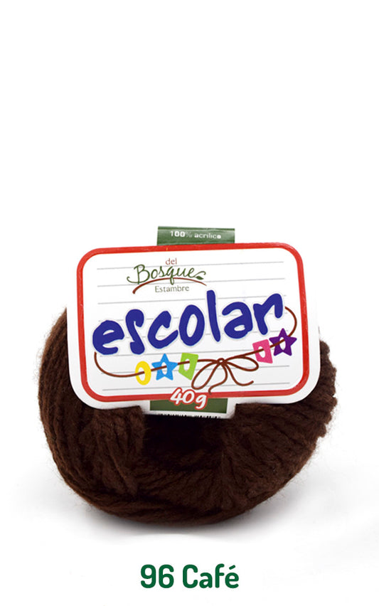 ESCOLAR 40 GRS CAFE 0096