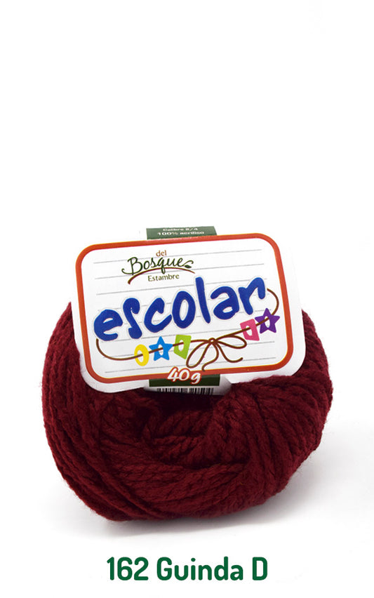ESCOLAR 40 GRS GUINDA D 0162