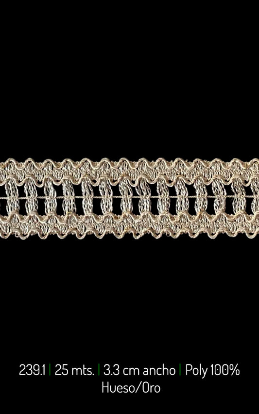 TELA TELON MET.MOD 3.3CM  (239.10)