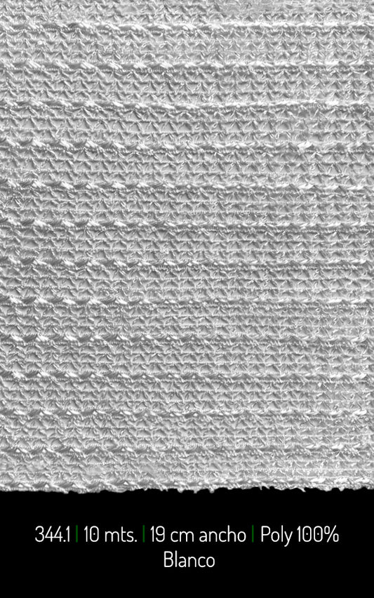 TELA EMB.LISTON PLATINA 19CM  (344.10)