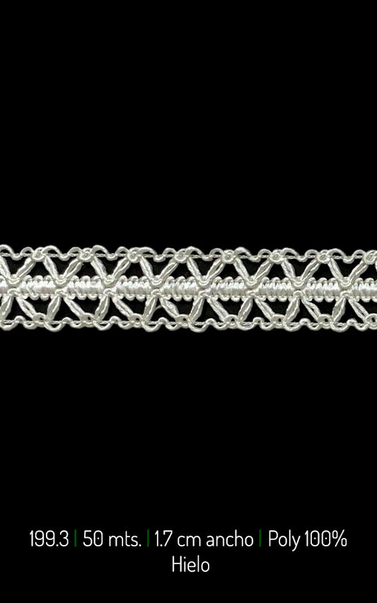 PASAMANERIA EMB.CORAZONES 1.7CM  (199.30)