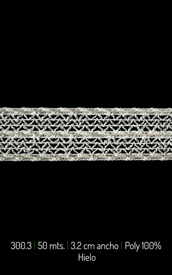PASAMANERIA LISTON PLATINA 3.2C  (300.30)