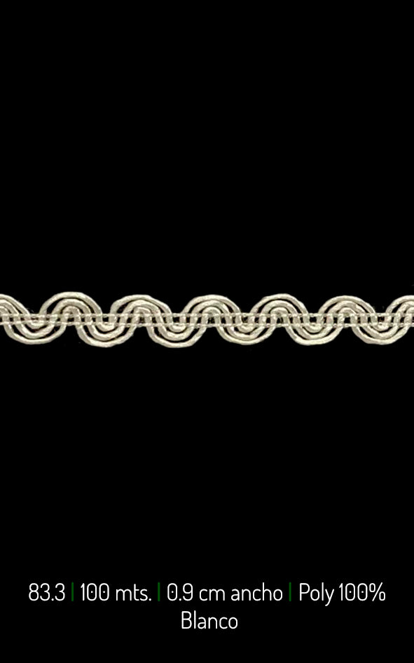 PASAMANERIA ONDAS 0.9 CMS  (83.30)