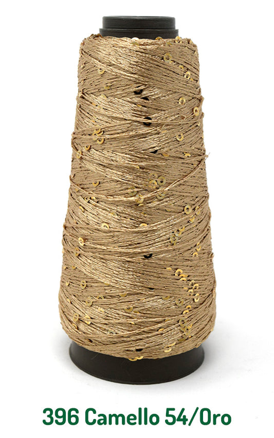 LENTEJUELA 50 GRS CAMELLO 54/ORO 0396