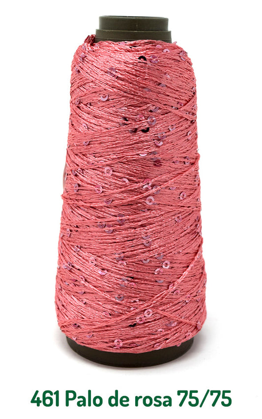LENTEJUELA 50 GRS PALO DE ROSA75/75 0461