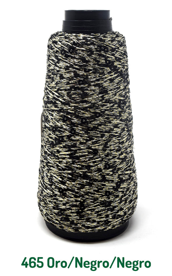 LENTEJUELA 50 GRS ORO/NEGRO/NEGRO 0465