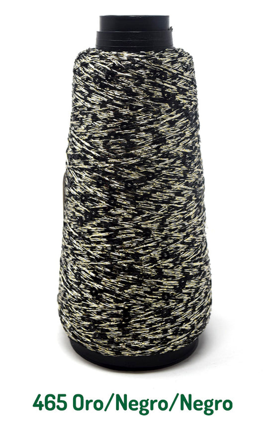 LENTEJUELA 50 GRS ORO/NEGRO/NEGRO 0465