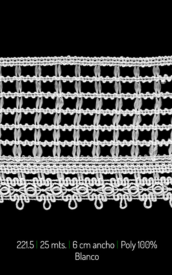 AZTEC GUIPURE 6.0CM (221.50)