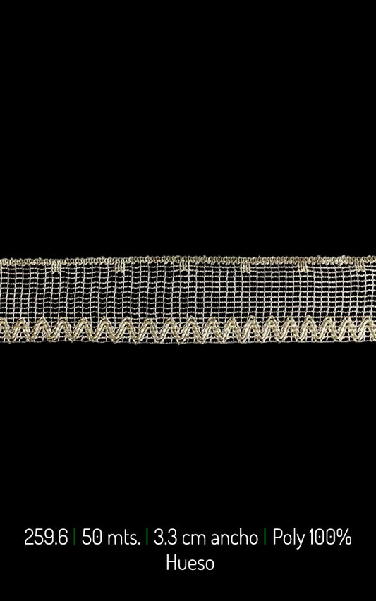 DESHILADO ORILLA CRUZ 3.3CM  (259.60)