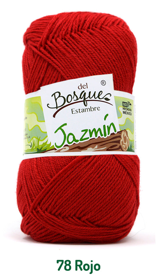JAZMIN 100 GRS ROJO 0078